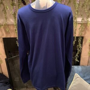 Champion performance Men's base layer royal blue long sleeve round neck shirt L